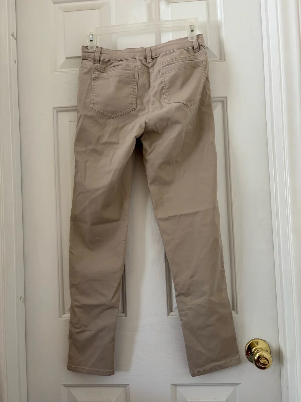 Nautica School Uniform Tan Straight-Leg Chinos sz 14